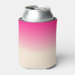 Porta-lata Padrão Ombre Branco Antigo e Rosa Céu de Inverno