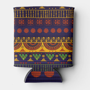 Porta-lata Padrão tribal, versátil para vários usos.