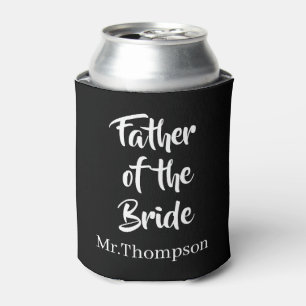 Porta-lata Padre da Noiva Dúvida Personalizada de Casamento
