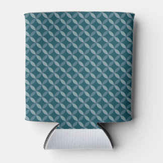 PORTA-LATA PADRÕES GEOMÉTRICOS TEAL AZUL DE OUTONO