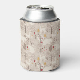 Porta-lata Padrões Nórdicos De Animais De Floresta Cura