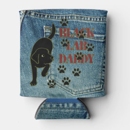 Porta-lata Pai Black Labrador pode resfriar