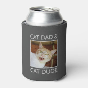 Porta-lata Pai Cat Duo Dia de os pais Texto Personalizado 2 C