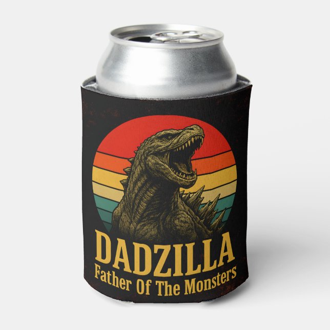 Porta-lata Pai Dadzilla Do Dia de os pais Dos Monstros (Can Front)