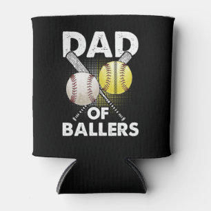 Porta-lata Pai de Ballers Pai de Baseball e Jogador de Softba