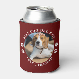 Porta-lata Pai De Cães Oferece Foto Pet Personalizada Modern