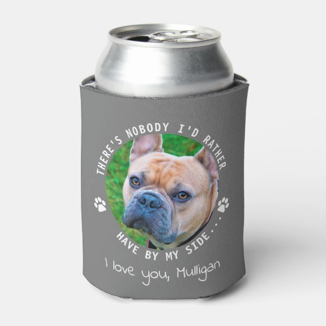 Porta-lata Pai de Cão Personalizado de Foto Pet Engraçado (Can Front)