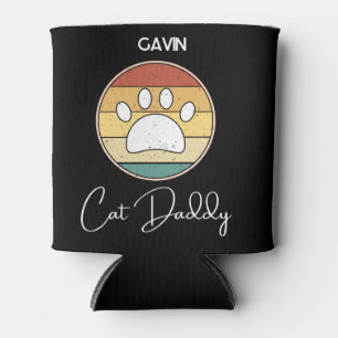 Porta-lata Pai de Cat Retro Cat Paw Vovô Presente de Natal