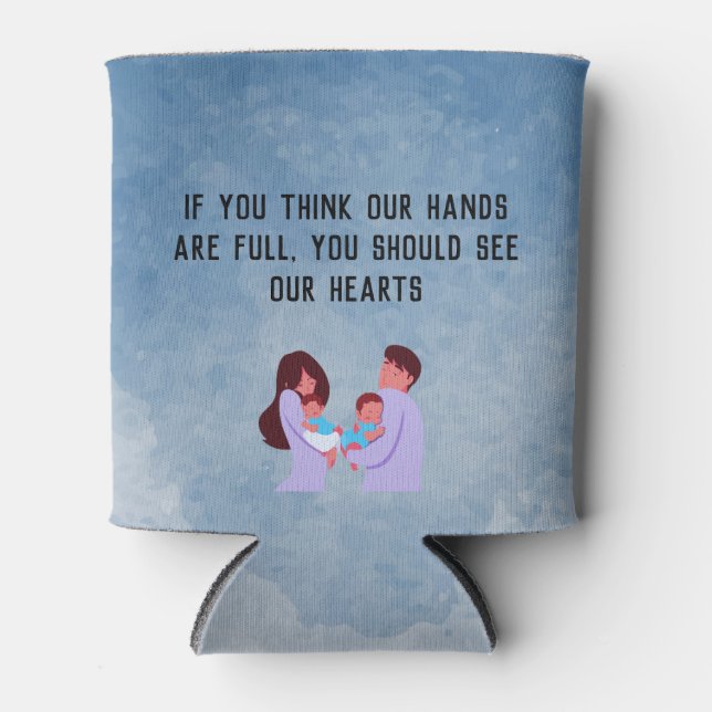 Porta-lata Pai de Gêmeos (Frente)