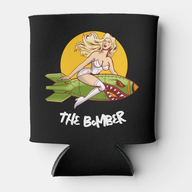 Porta-lata Pai de Golfe Grande Rebatedor Figurino Retrô O Bom (Frente)