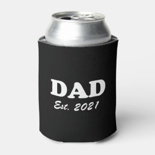 Porta-lata Pai, Dia de os pais personalizado de data de fim d