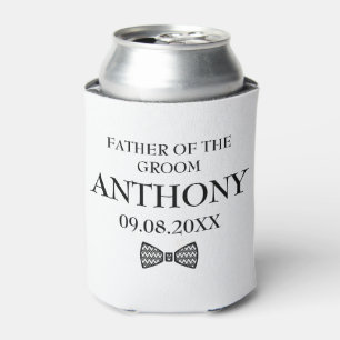 Porta-lata Pai do noivo Black Elegant Gifts Wedding