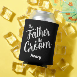 Porta-lata Pai do Noivo Nome Personalizado