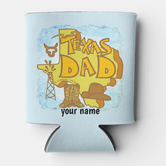 Porta-lata Pai do Texas (Frente)