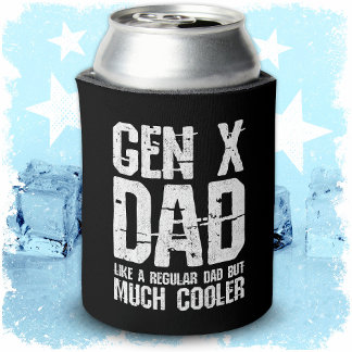 Porta-lata Pai Geração X Gen Xer Pai 60s 70s Pai 80s Gen X