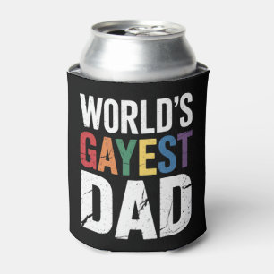 Porta-lata Pai Mais Gay do Mundo LGBTQ Aliado do Orgulho Gay