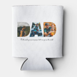 Porta-lata Pai Photo Collage Cooler para Dia de os pais