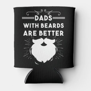 Porta-lata Pais Com Barbas São Melhores Homem Barbudo Engraça