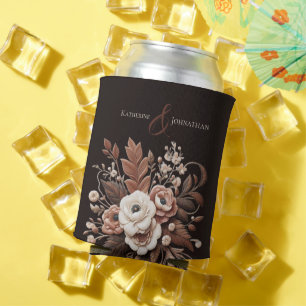 Porta-lata País Elegante Moderno Ocidental- Floral