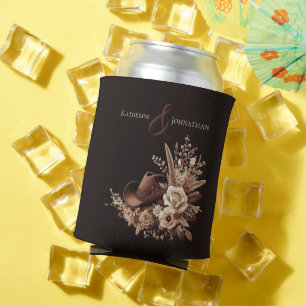 Porta-lata País Elegante Moderno Ocidental- Floral