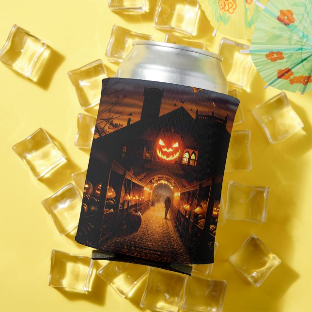 Porta-lata Paisagem de Halloween Cinco (Verão in situ)