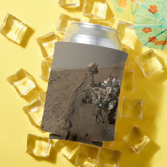 Porta-lata Paisagem Marte com Curiosidade Vermelha Marte (Verão in situ)