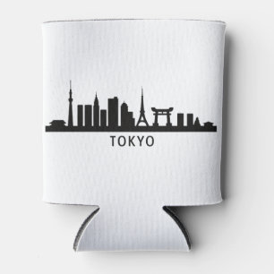 Porta-lata Paisagem Urbana do Japão Viagem Silhueta do Hori