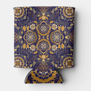 Porta-lata Paisley Elegance: Padrão de Design têxtil