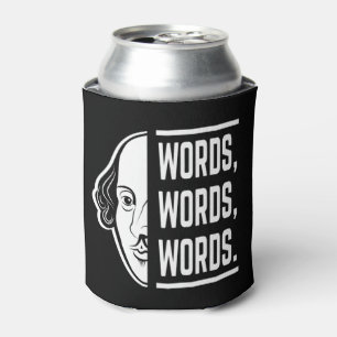 Porta-lata Palavras Palavras Shakespeare Cita Thespian