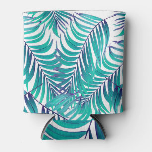 Porta-lata Palma Verde Folga: Fundo Branco