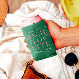 Porta-lata Palmeira tropical colorida moderna deixa soleira