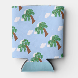 Porta-lata Palmeiras tropicais de abstrato podem resfriar