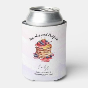 Porta-lata Pancakes e Chupetas Brunch Chá de Bebê