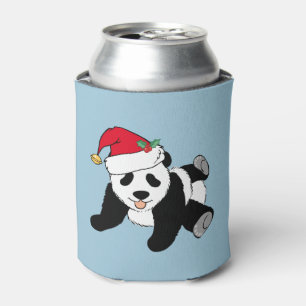 Porta-lata Panda do Natal