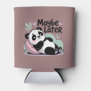 Porta-lata Panda Preguiçoso Fofo – “Talvez Mais Tarde” Panda