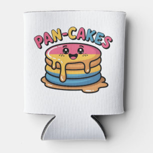 Porta-lata Panquecas Engraçado Pansexual Orgulho LGBTQ Engraç