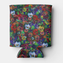 Porta-lata Pansies de Tarde Dourada por Jason Street