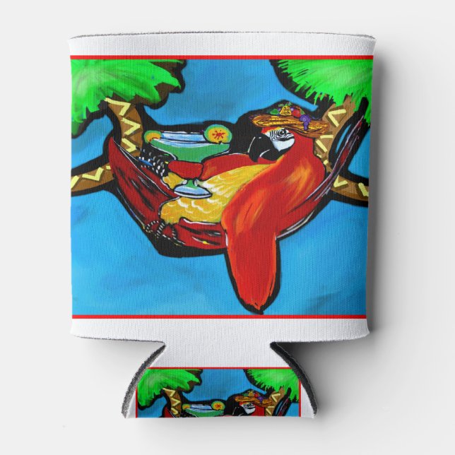 PORTA-LATA PAPAGAIO DE FESTA (Frente)