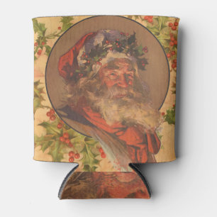Porta-lata Papai Noel Antigo Vitoriano Leyendecker