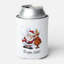 Porta-lata Papai Noel Engraçado & Resfriador de Lata de Féria