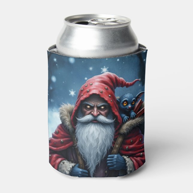 Porta-lata Papai Noel Frostbite & Seu Elfo Travesso. (Can Front)