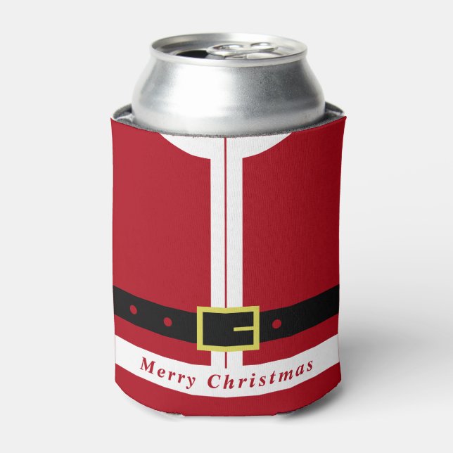Porta-lata Papai Noel Garrafa Térmica (Can Front)