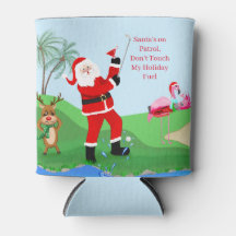 Papai Noel no Campo de Golfe com Coquetel Natal Di