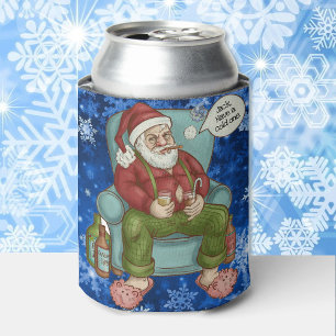 Porta-lata Papai noel Noite de Personalização Nome Engraçado 