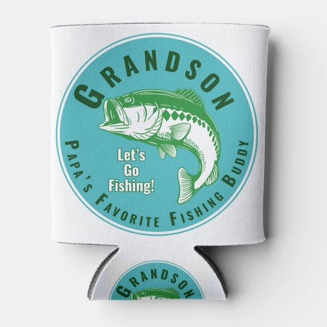 Porta-lata Papai's Favite Fisheries Buddy (Frente)