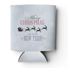 Papais noeis e sua Reindeer Voadora Silhouette Nat