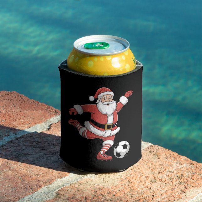 Porta-lata Papais noeis jogam futebol no esporte de Natal (Piscina in situ)