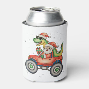 Porta-lata Papais noeis T Rex Dinossaur Monster Truck Natal