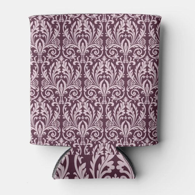 Porta-lata Papel de parede clássico sem costura damask. (Frente)