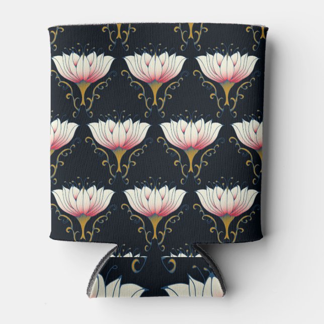 Porta-lata Papel de parede, estilo chinês rosa (Frente)